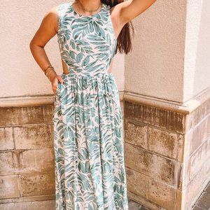Miou Muse cut out maxi dress